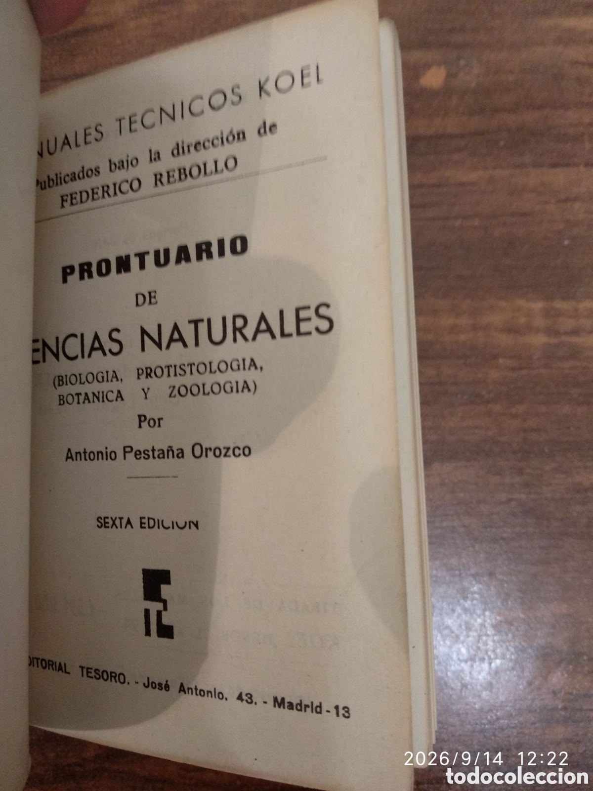 Libros de segunda mano: Prontuario de ciencias naturales 22 - Foto 13