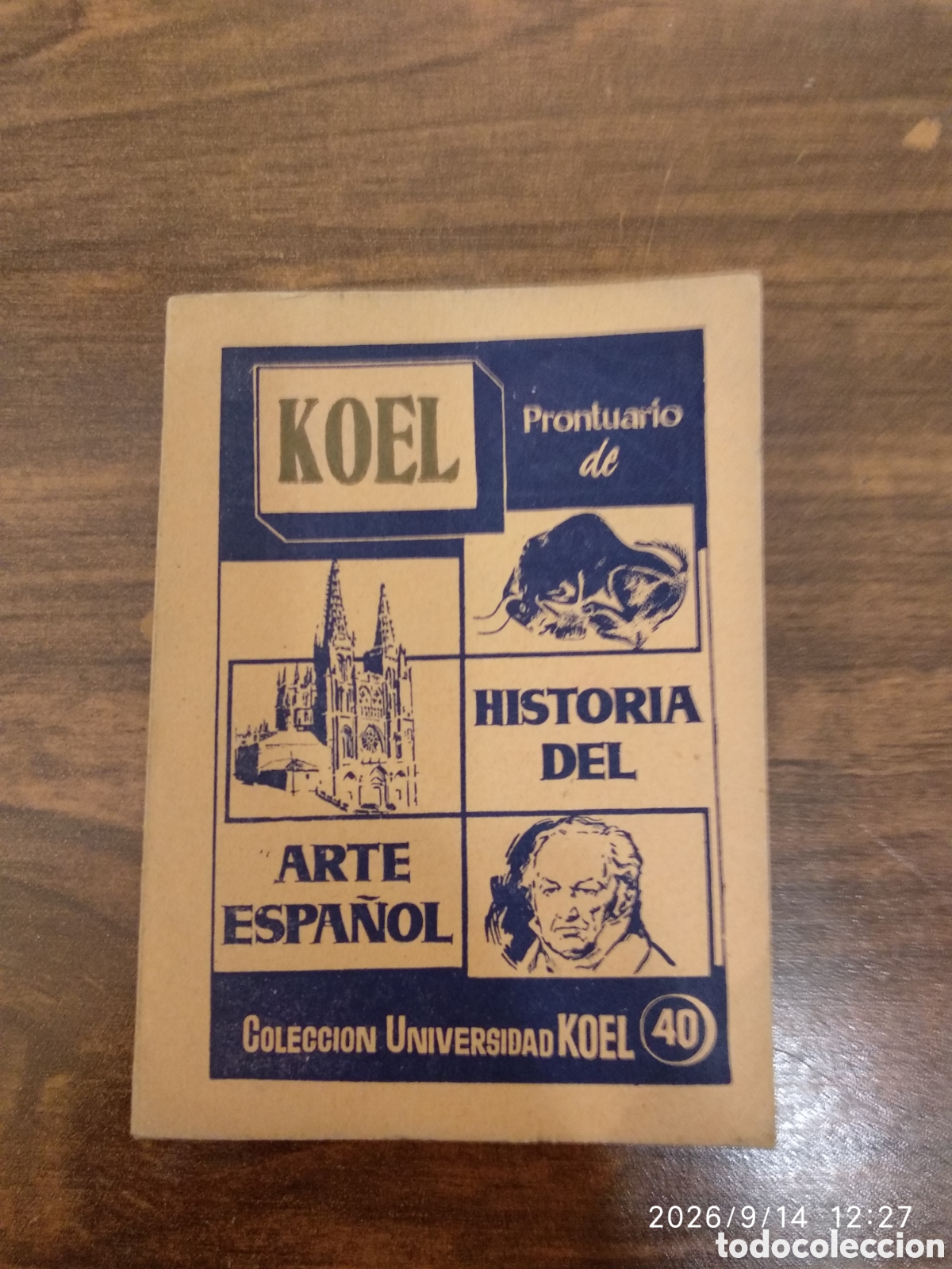 Libros de segunda mano: Prontuario de historia del arte Espa&ntilde;ol