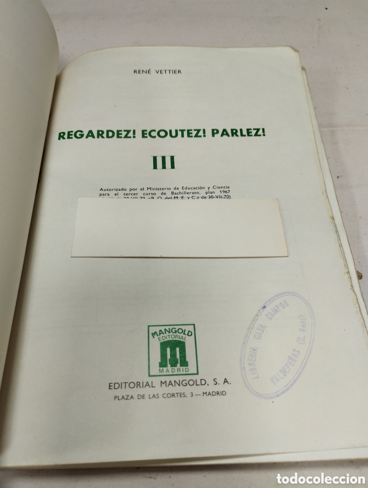 Libros de segunda mano: Regardez!, ecoutez!, parlez!. Ren&eacute; Vettier, 1967 - Foto 2