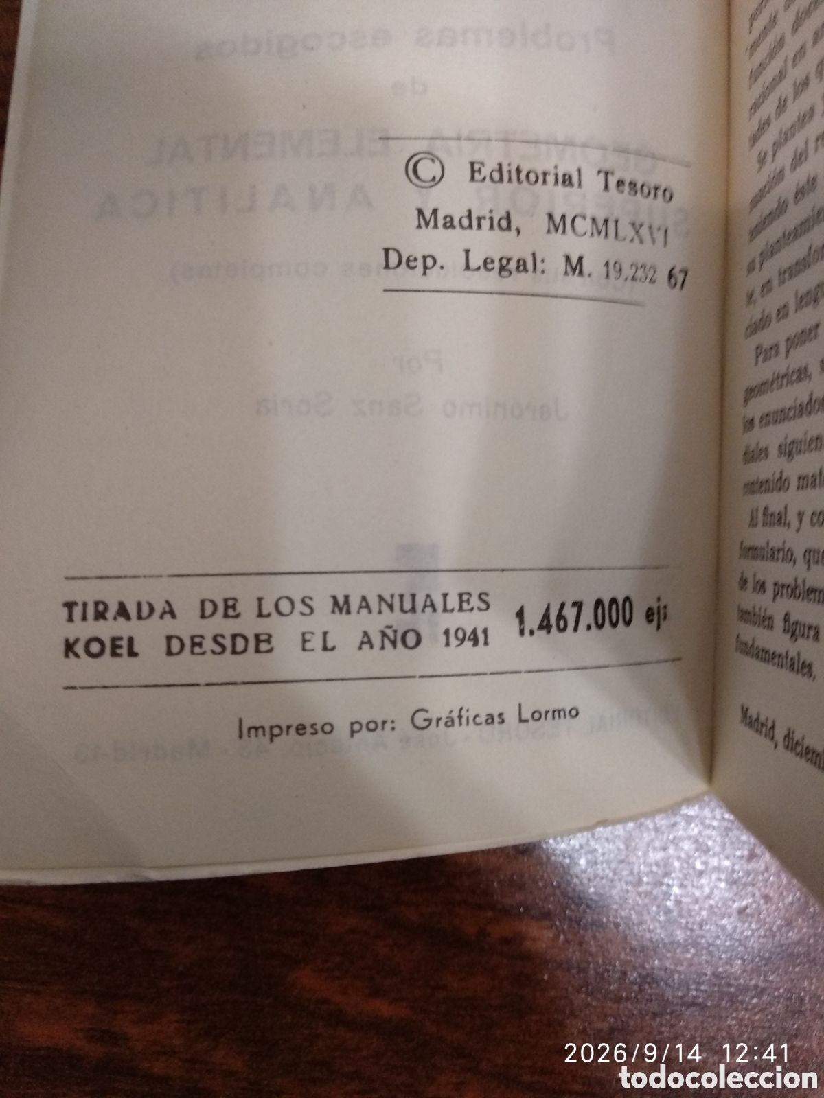 Libros de segunda mano: KOEL 750 PROBLEMAS DE GEOMETR&Iacute;A 47 - Foto 15