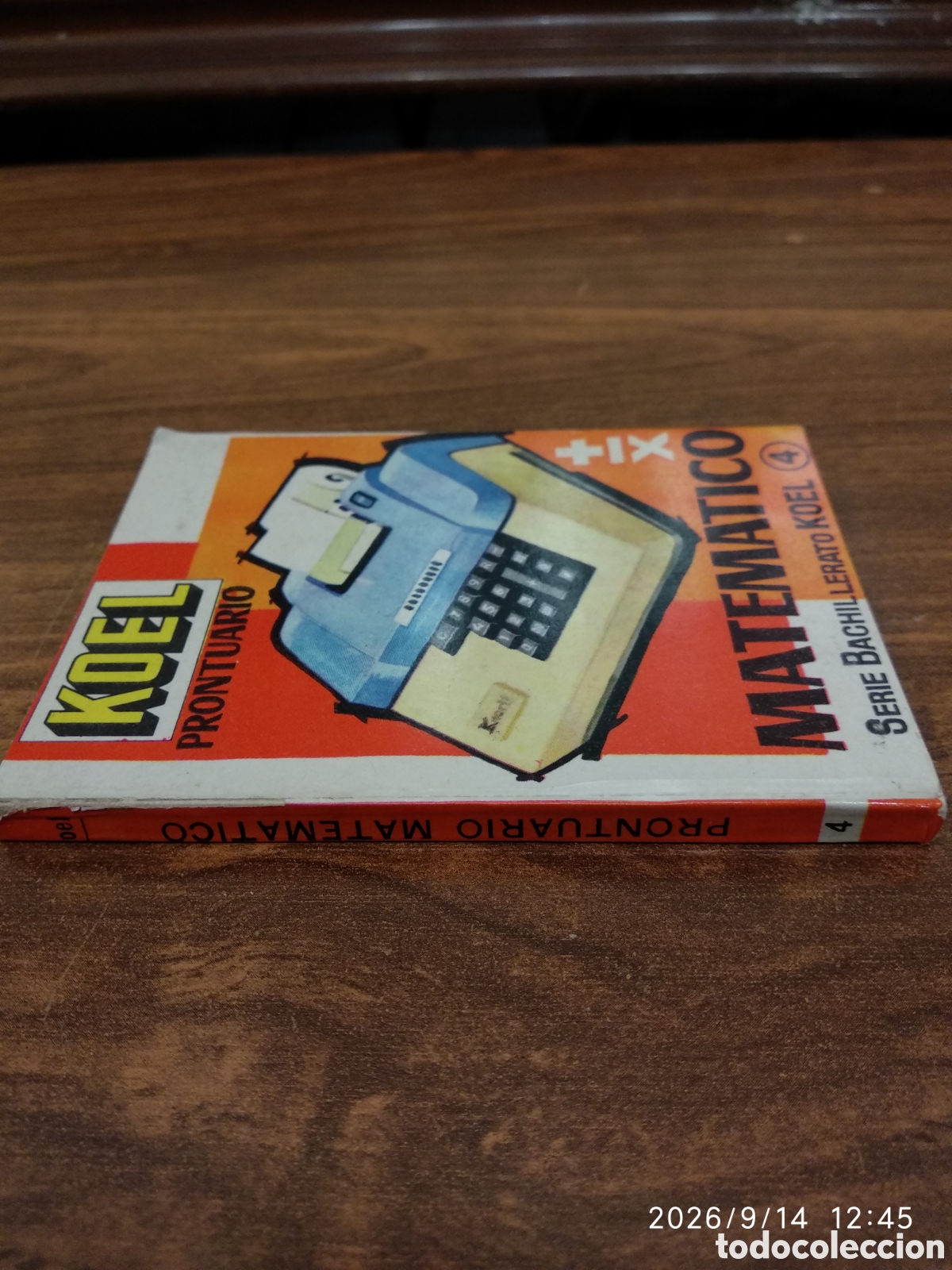 Libros de segunda mano: Koel prontuario Matem&aacute;tico 4 - Foto 3