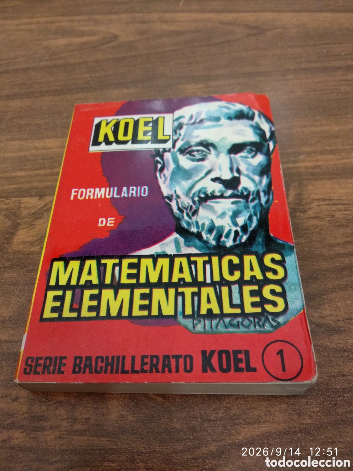 Libros de segunda mano: Koel formulario de matem&aacute;ticas elementales - Foto 2