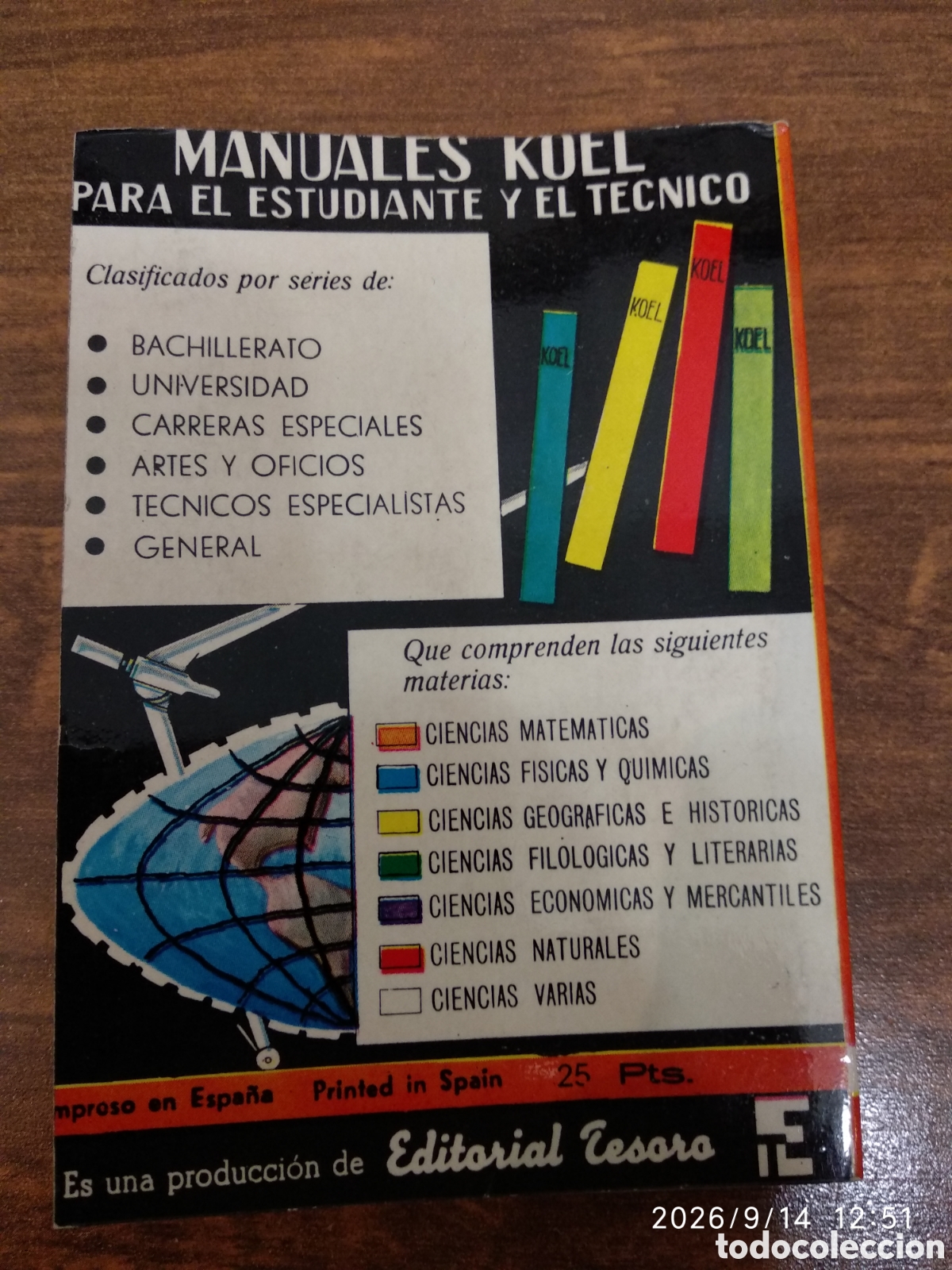 Libros de segunda mano: Koel formulario de matem&aacute;ticas elementales - Foto 4