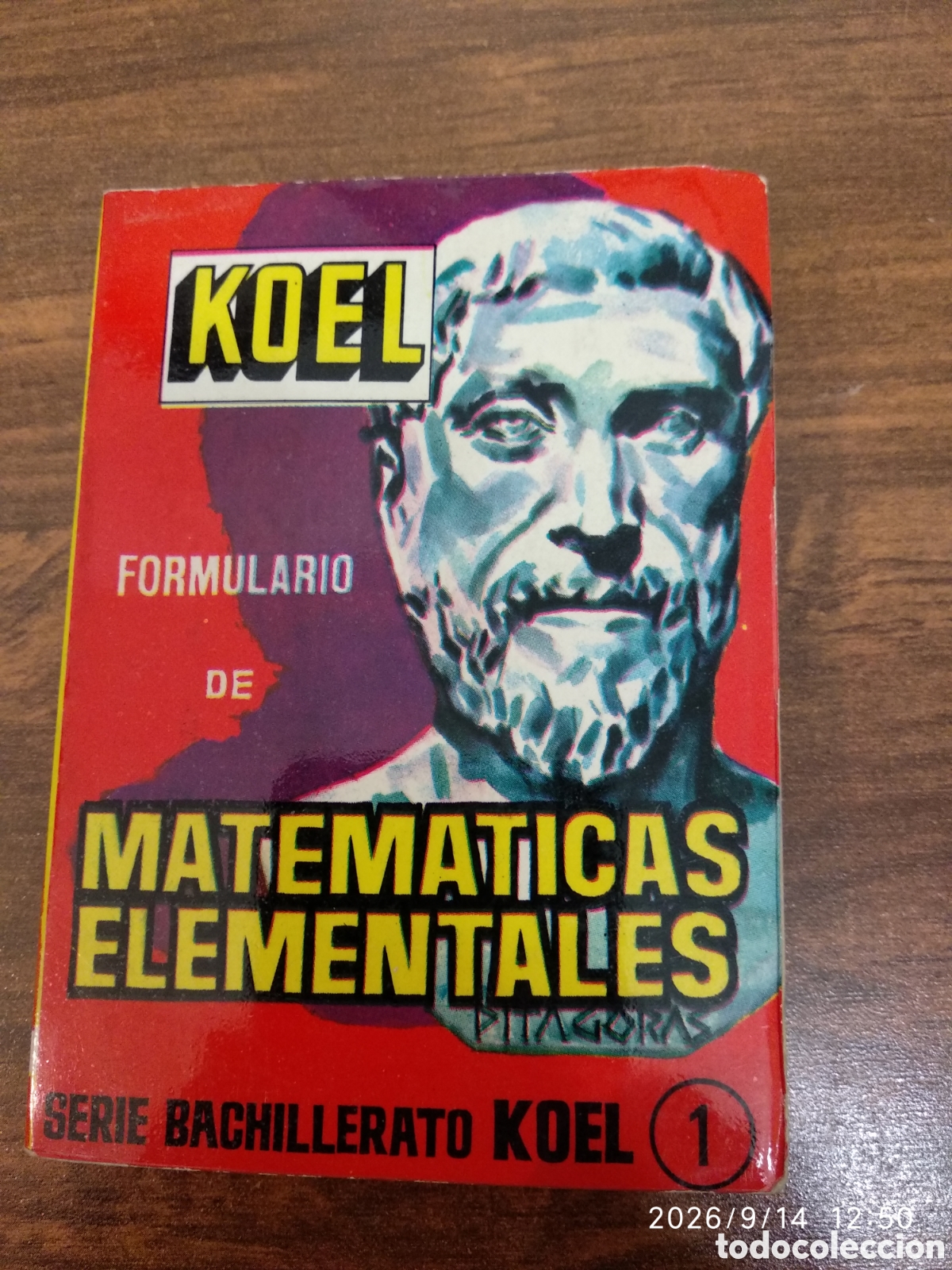 Libros de segunda mano: Koel formulario de matem&aacute;ticas elementales