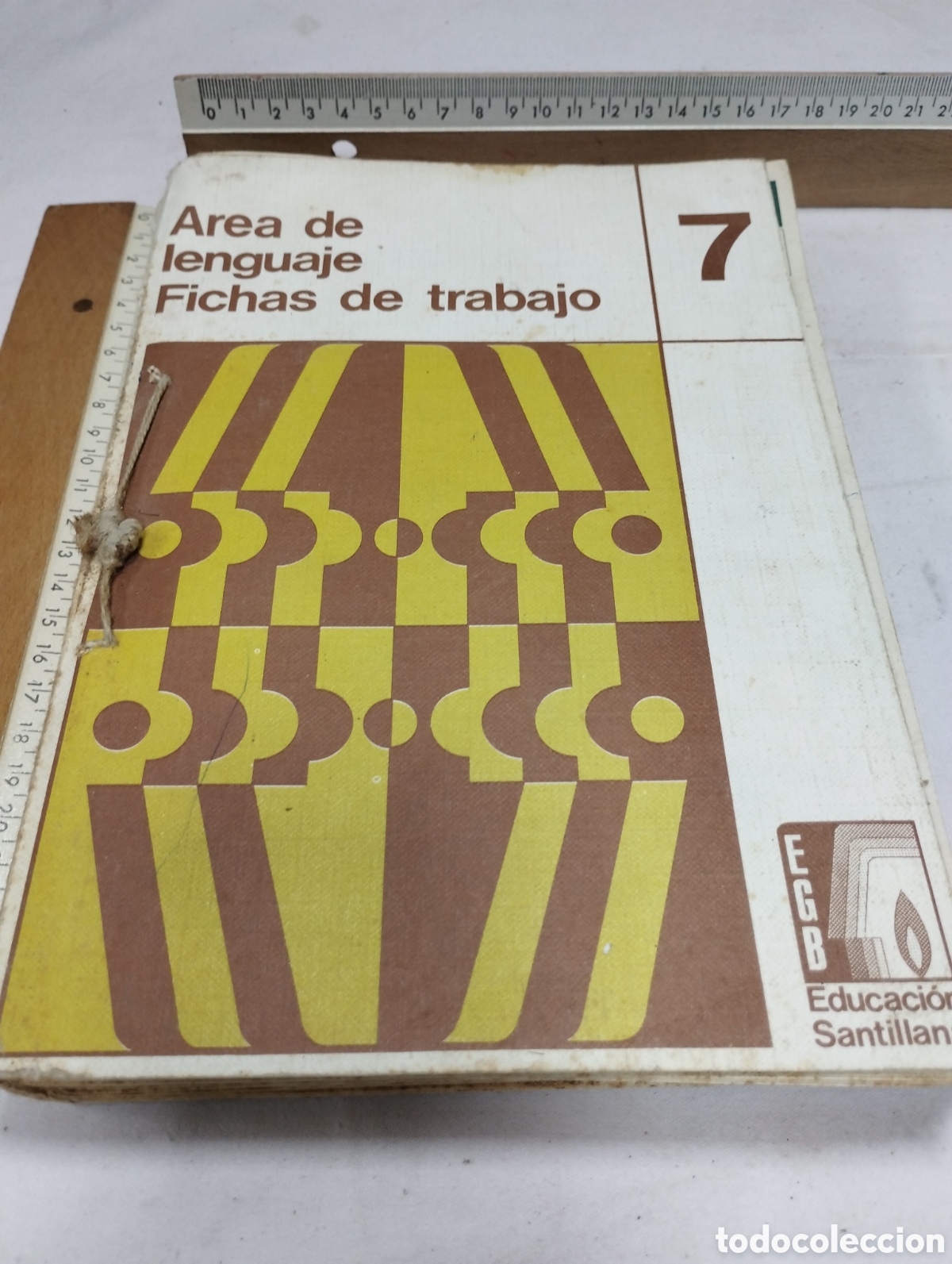 Libros de segunda mano: &Aacute;rea de lenguaje. Fichas de trabajo 7. EGB Santillana, 1973