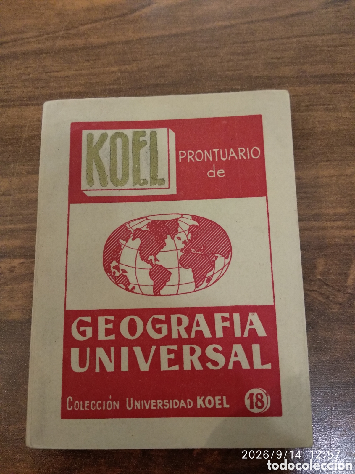 Libros de segunda mano: Koel prontuario de geograf&iacute;a Universal 18 - Foto 2