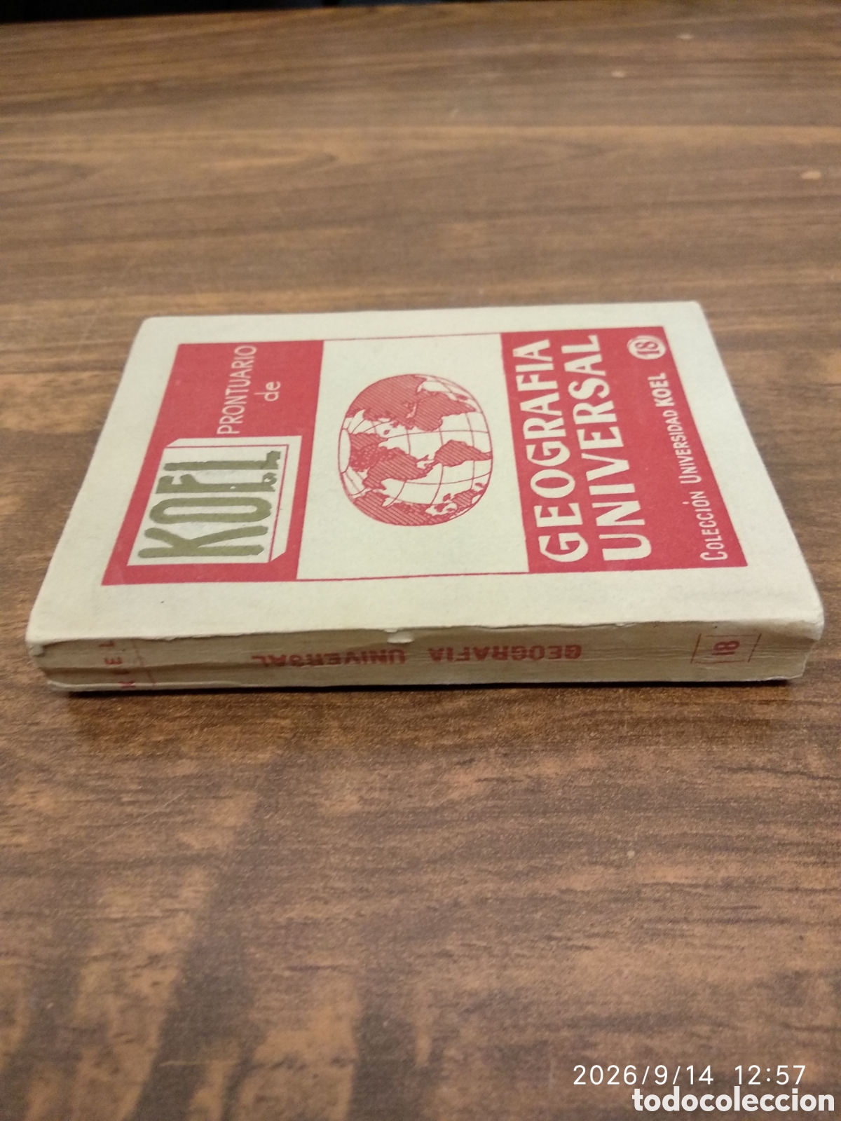 Libros de segunda mano: Koel prontuario de geograf&iacute;a Universal 18 - Foto 3