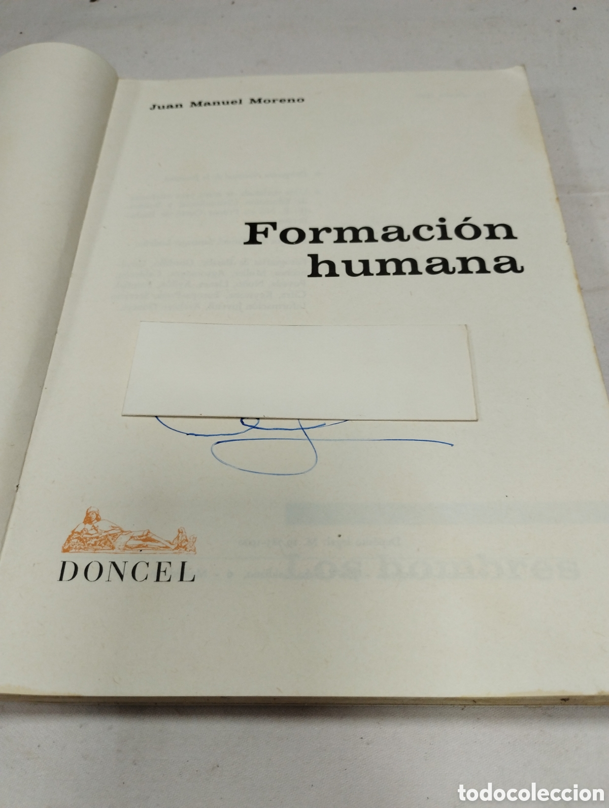 Libros de segunda mano: Formaci&oacute;n humana. Doncel, 1970 - Foto 2