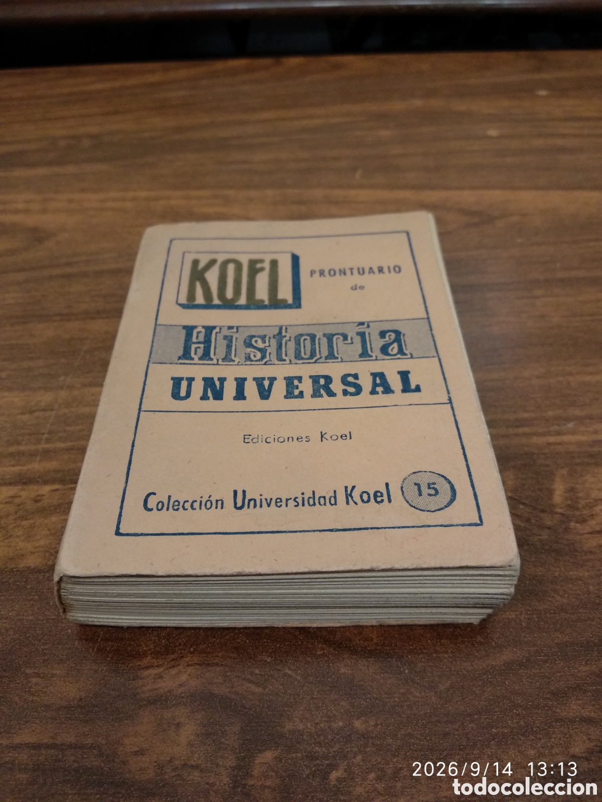 Libros de segunda mano: Koel prontuario de historia universal 15 - Foto 3