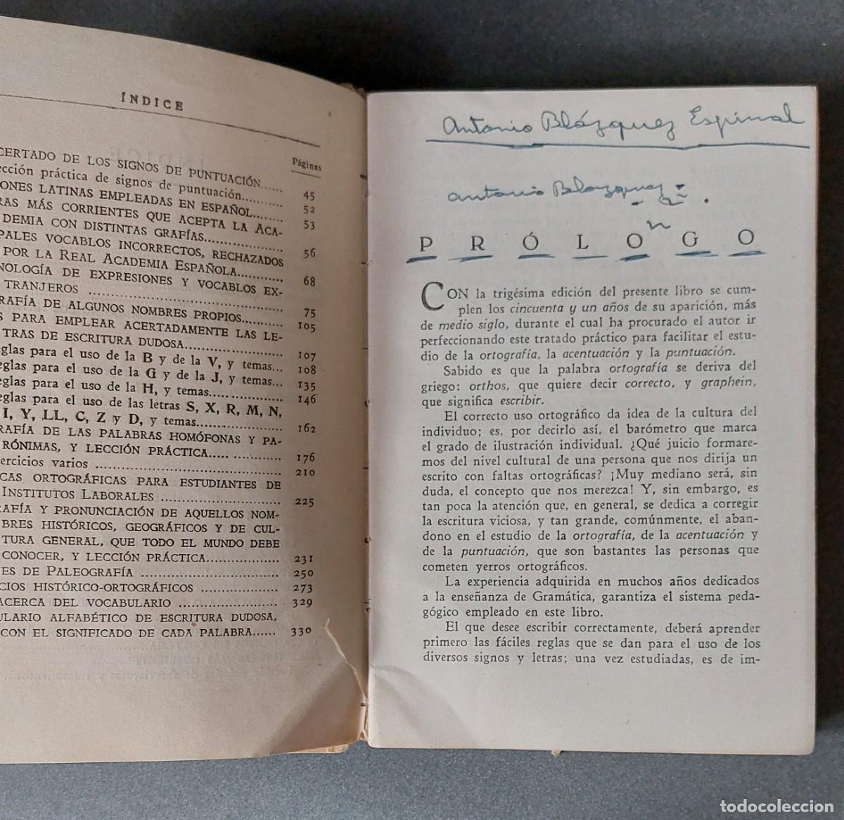 Libros de segunda mano: Ortograf&iacute;a Pr&aacute;ctica de la Lengua Espa&ntilde;ola - Foto 4
