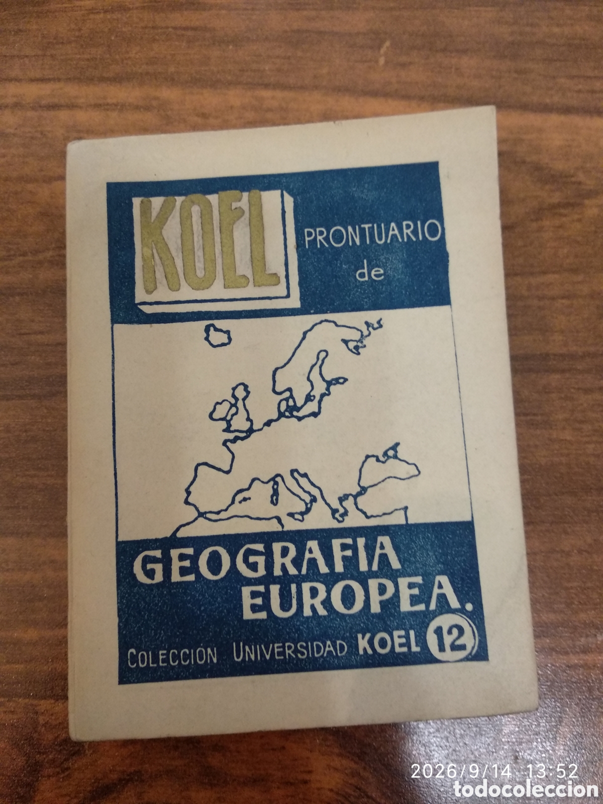 Libros de segunda mano: Koel prontuario de geograf&iacute;a Europea 12
