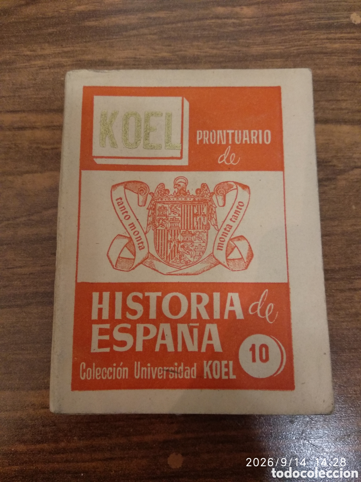 Libros de segunda mano: Koel prontuario de historia de Espa&ntilde;a 10
