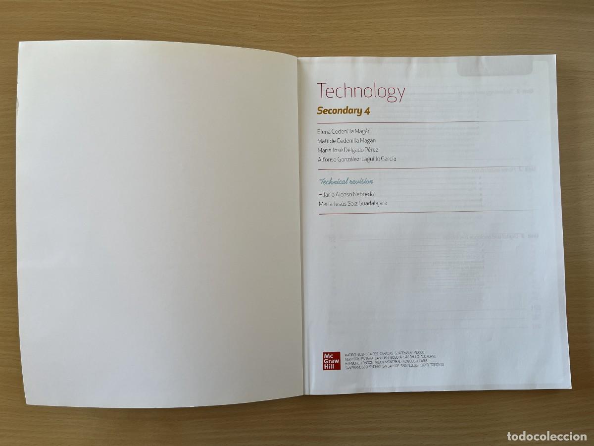 Libros de segunda mano: Libro Technology 4 ESO McGraw Hill CLIL - Foto 3