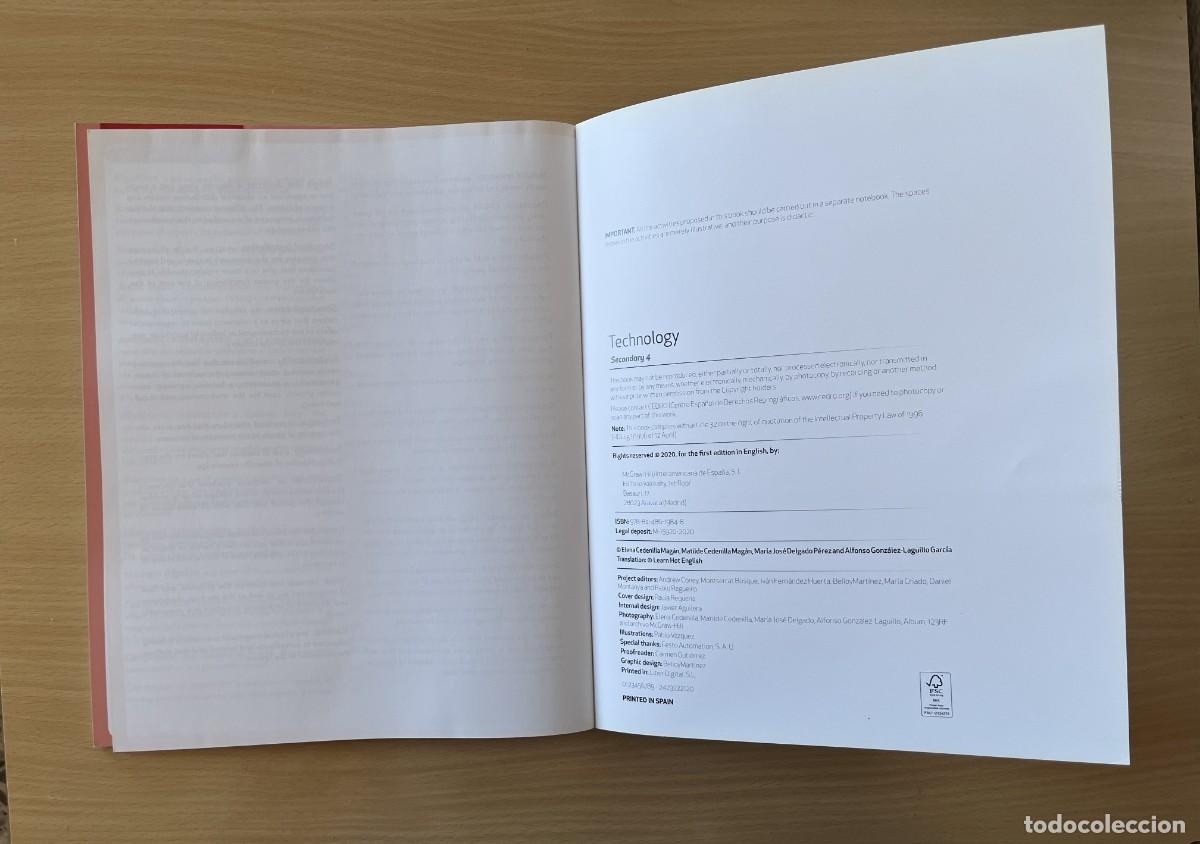 Libros de segunda mano: Libro Technology 4 ESO McGraw Hill CLIL - Foto 9