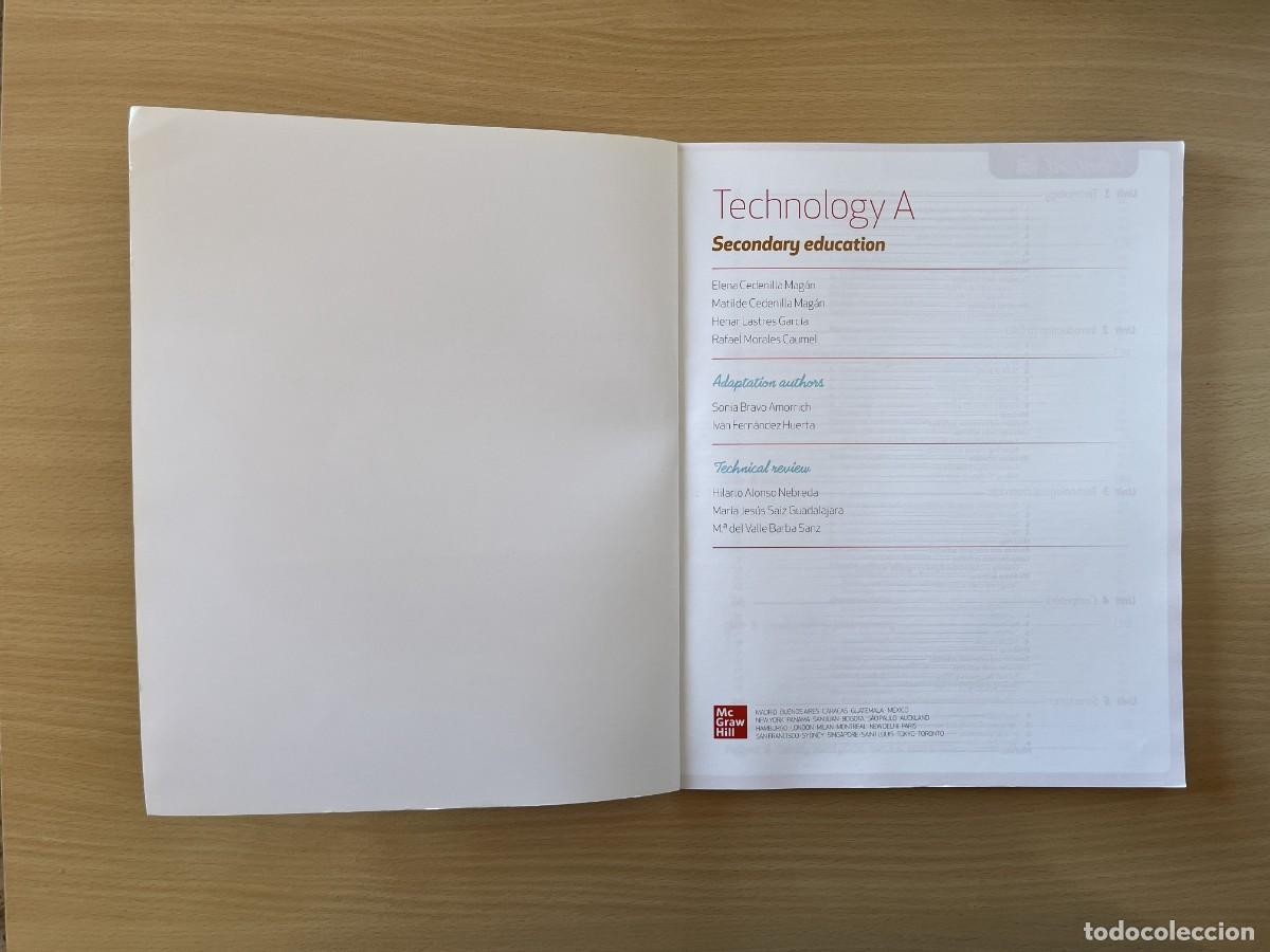 Libros de segunda mano: Libro Technology A 3 ESO McGraw Hill - Foto 3