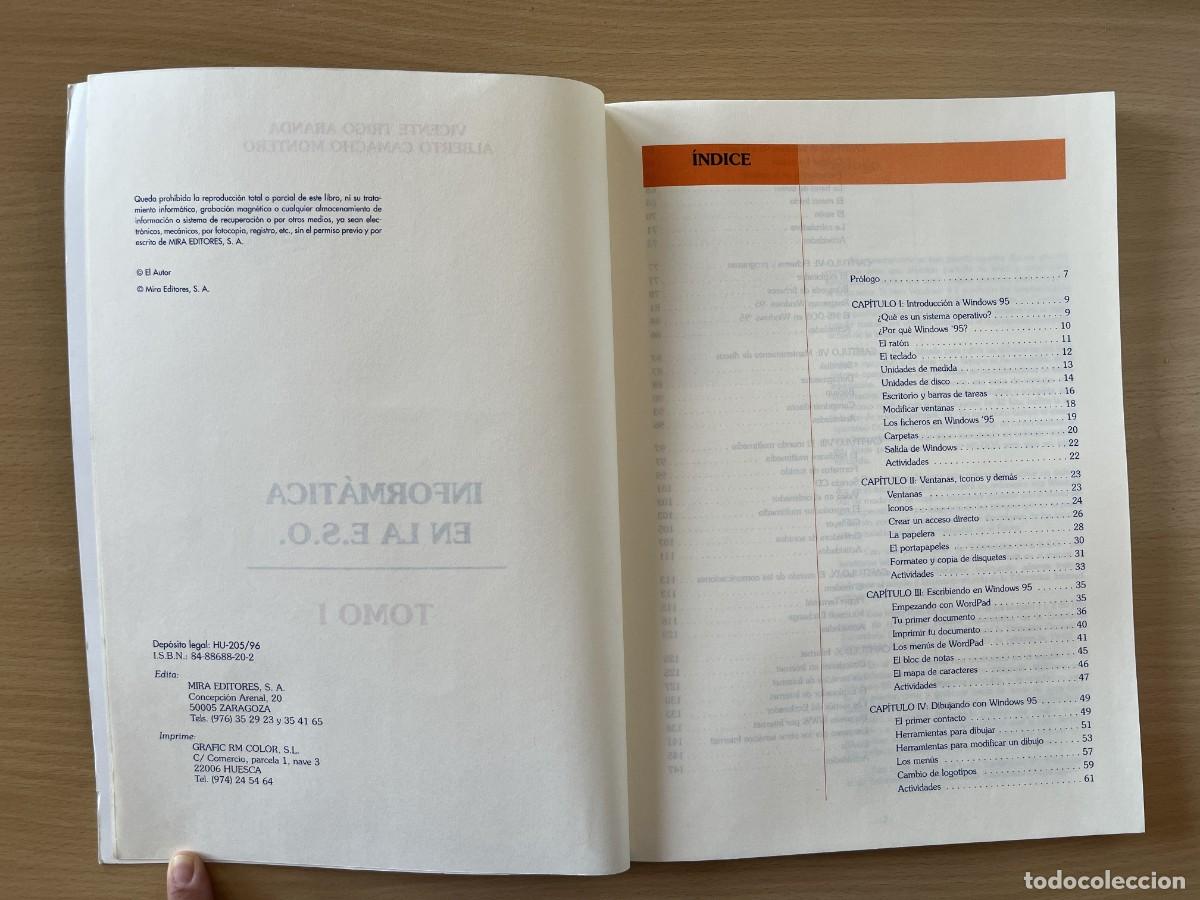 Libros de segunda mano: Libro Inform&aacute;tica ESO Windows 95 1996 - Foto 3