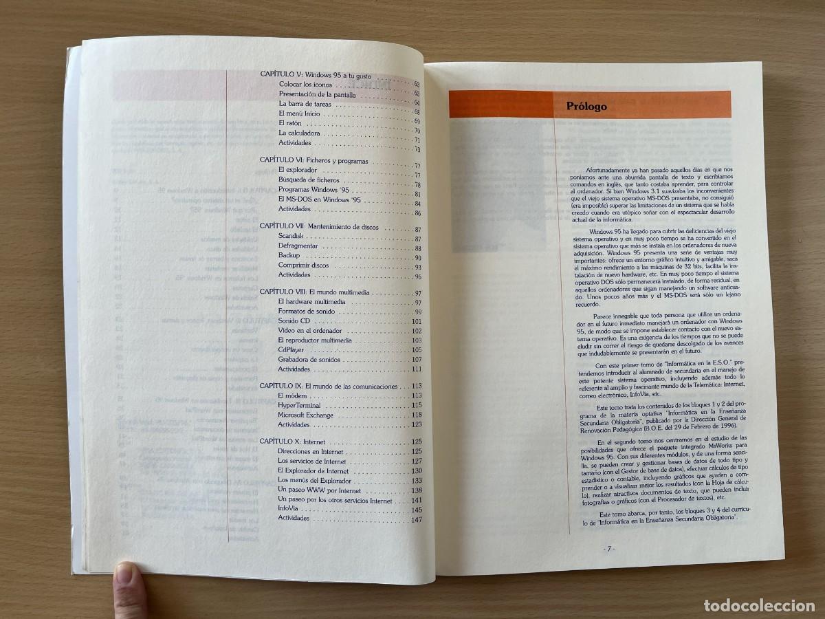 Libros de segunda mano: Libro Inform&aacute;tica ESO Windows 95 1996 - Foto 4