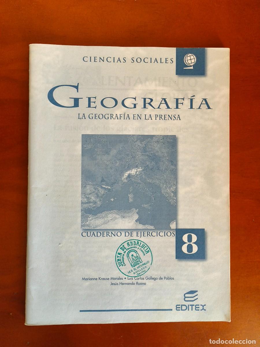 Libros de segunda mano: L137 CIENCIAS SOCIALES-GEOGRAFIA-CUADERNO DE EJERCICIOS 8-LA GEOGRAFIA EN LA PRENSA