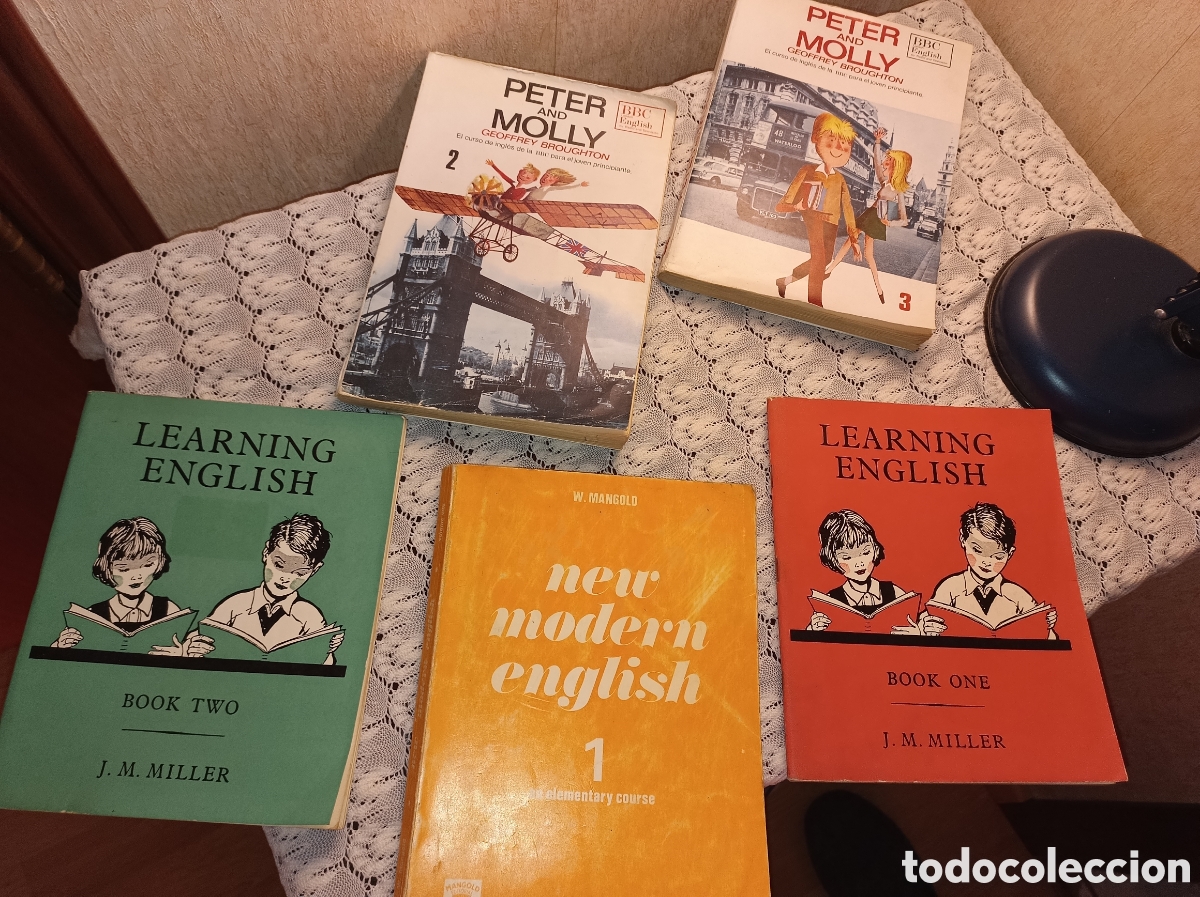 Libros de segunda mano: Lote de 5 libros de texto de ingl&eacute;s