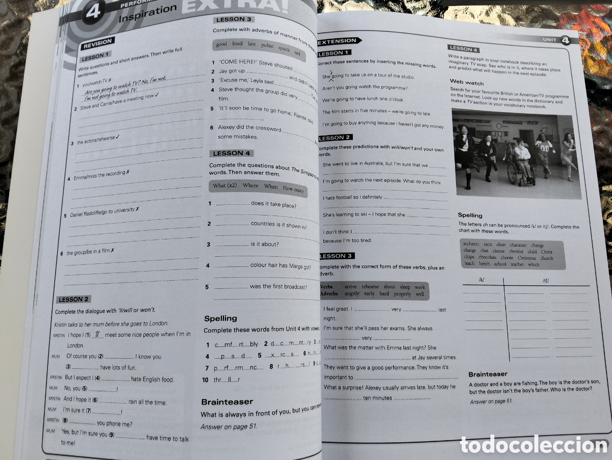 Libros de segunda mano: New inspiration Students book y Workbook - Foto 8