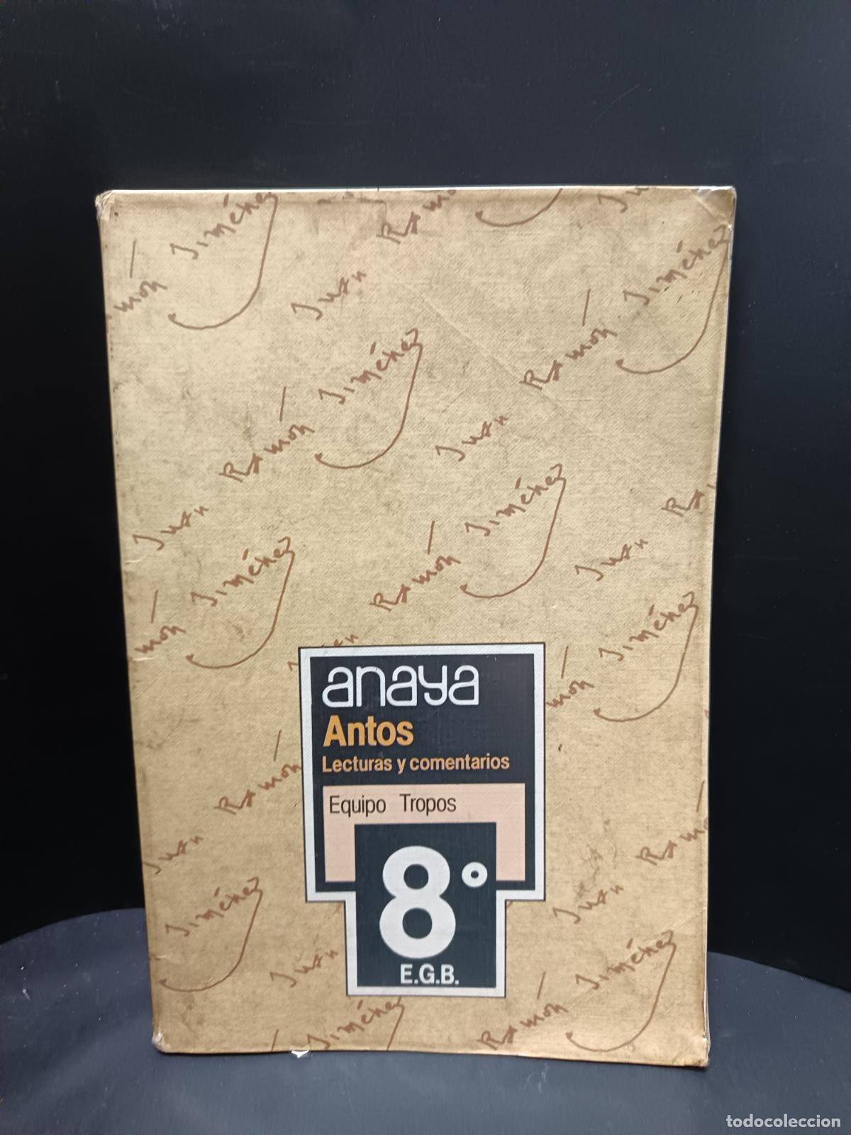 Libri di seconda mano: ANTOS, LECTURAS - 8&ordm; EGB 1990 ANAYA E.G.B.