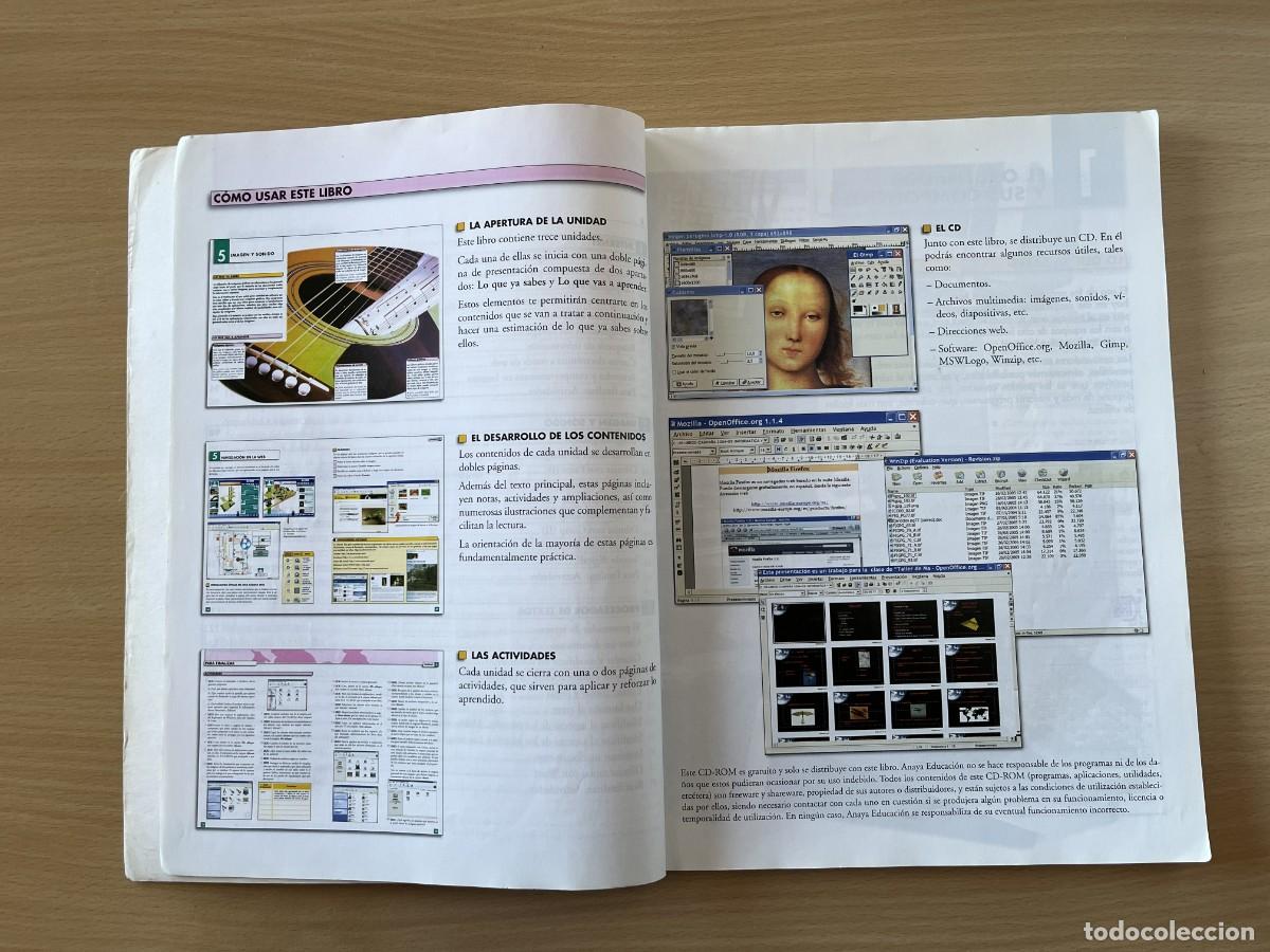 Libros de segunda mano: Libro Inform&aacute;tica 1&ordm; ESO Anaya 2005 CD - Foto 4
