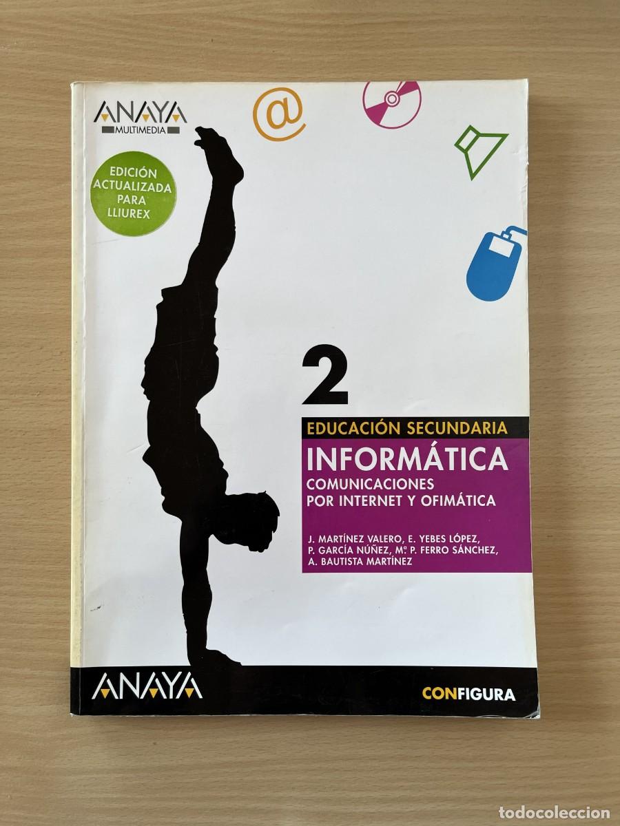 Libros de segunda mano: Libro Inform&aacute;tica 2&ordm; ESO Anaya 2005 CD