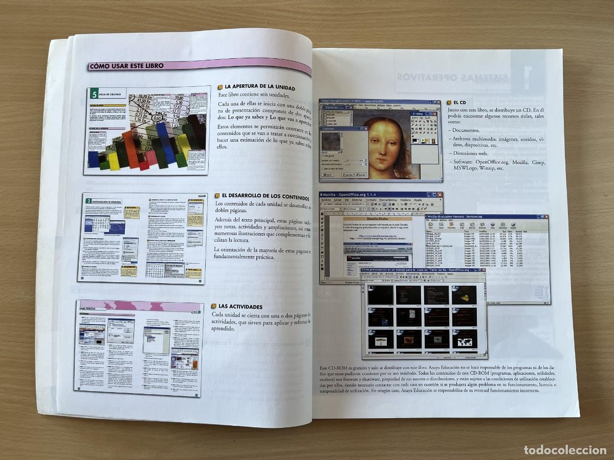 Libros de segunda mano: Libro Inform&aacute;tica 2&ordm; ESO Anaya 2005 CD - Foto 4