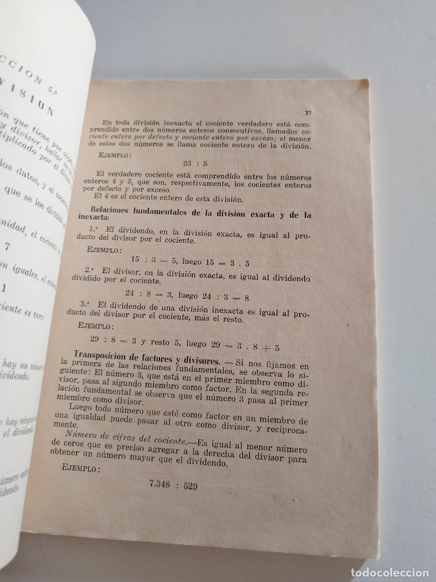 Libros de segunda mano: matem&aacute;ticas bachillerato Roca. 1955 - Foto 3