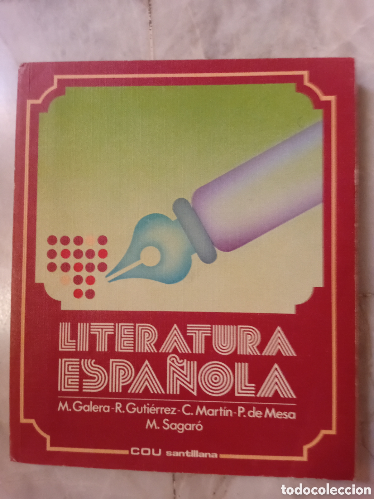 Libros de segunda mano: LITERATURA ESPA&Ntilde;OLA. COU. ED SANTILLANA
