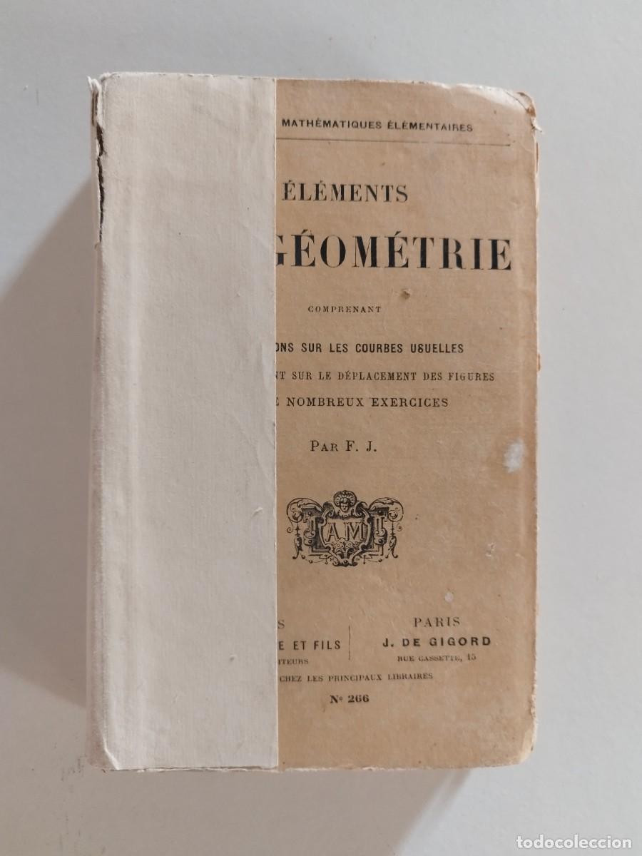 Gebrauchte B&uuml;cher: DE GEOMETRIE. F.G.M. 5&ordm; ED. 1912. PARIS