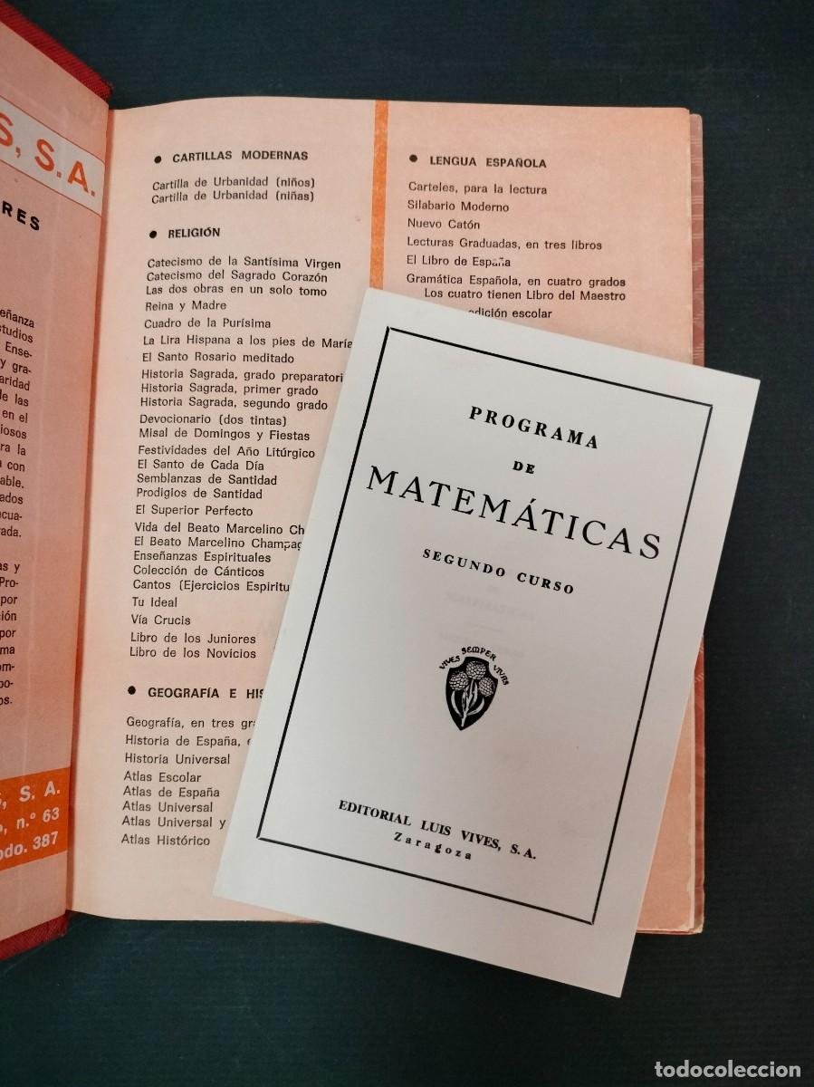 Libros de segunda mano: MATEMATICAS SEGUNDO CURSO EDELVIVES 1966 EXCELENTE - Foto 2