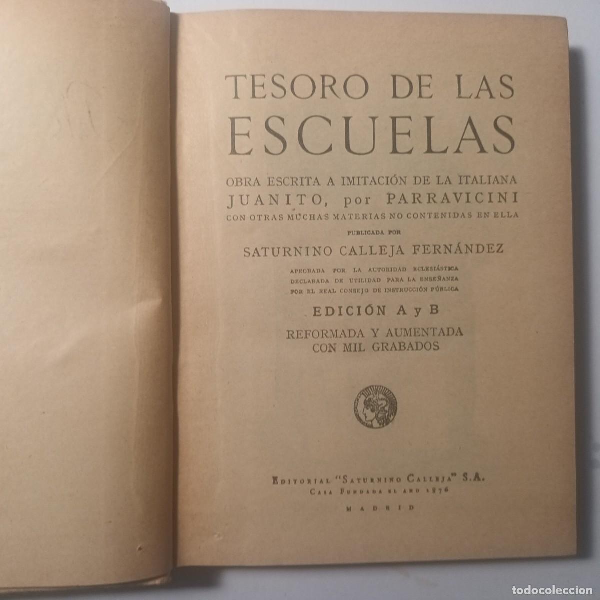 Libros de segunda mano: Libro Tesoro de las Escuelas Lote L - 149A - Foto 7