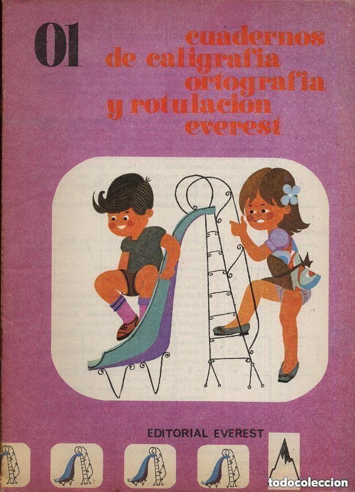 Libros de segunda mano: CUADERNO DE CALIGRAFIA ORTOGRAFIA Y ROTULACION EVEREST NUMERO 01