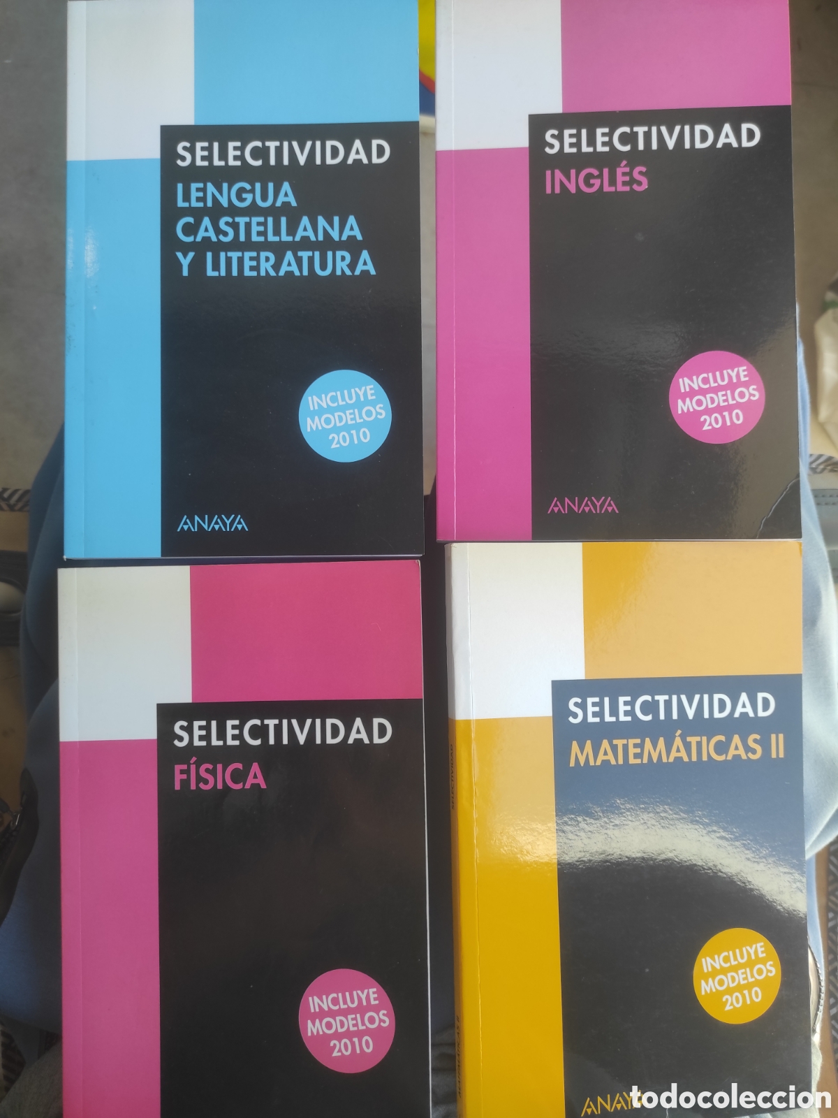 Libros de segunda mano: Selectividad F&iacute;sica, Matem&aacute;ticas, lengua e ingl&eacute;s - Foto 1