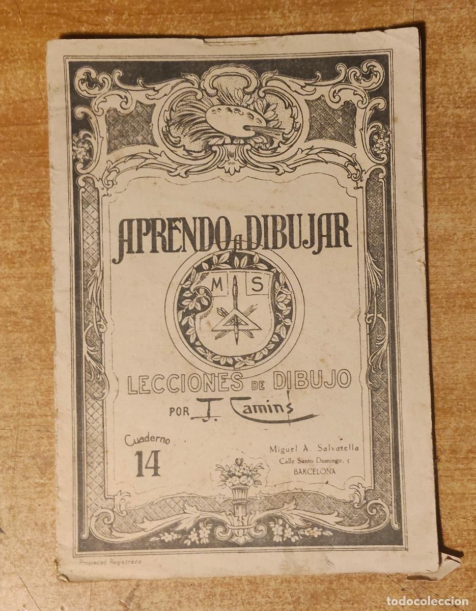 Libros de segunda mano: ANTIGUO CUADERNO ESCOLAR DIBUJO DE SALVATELLA A&Ntilde;OS 60 - n&ordm; 14