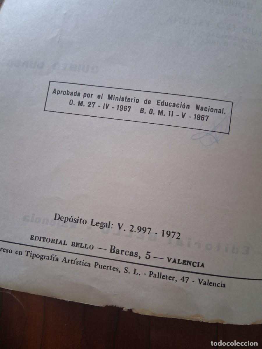 Libros de segunda mano: Libro quimica editorial Bello - Foto 3