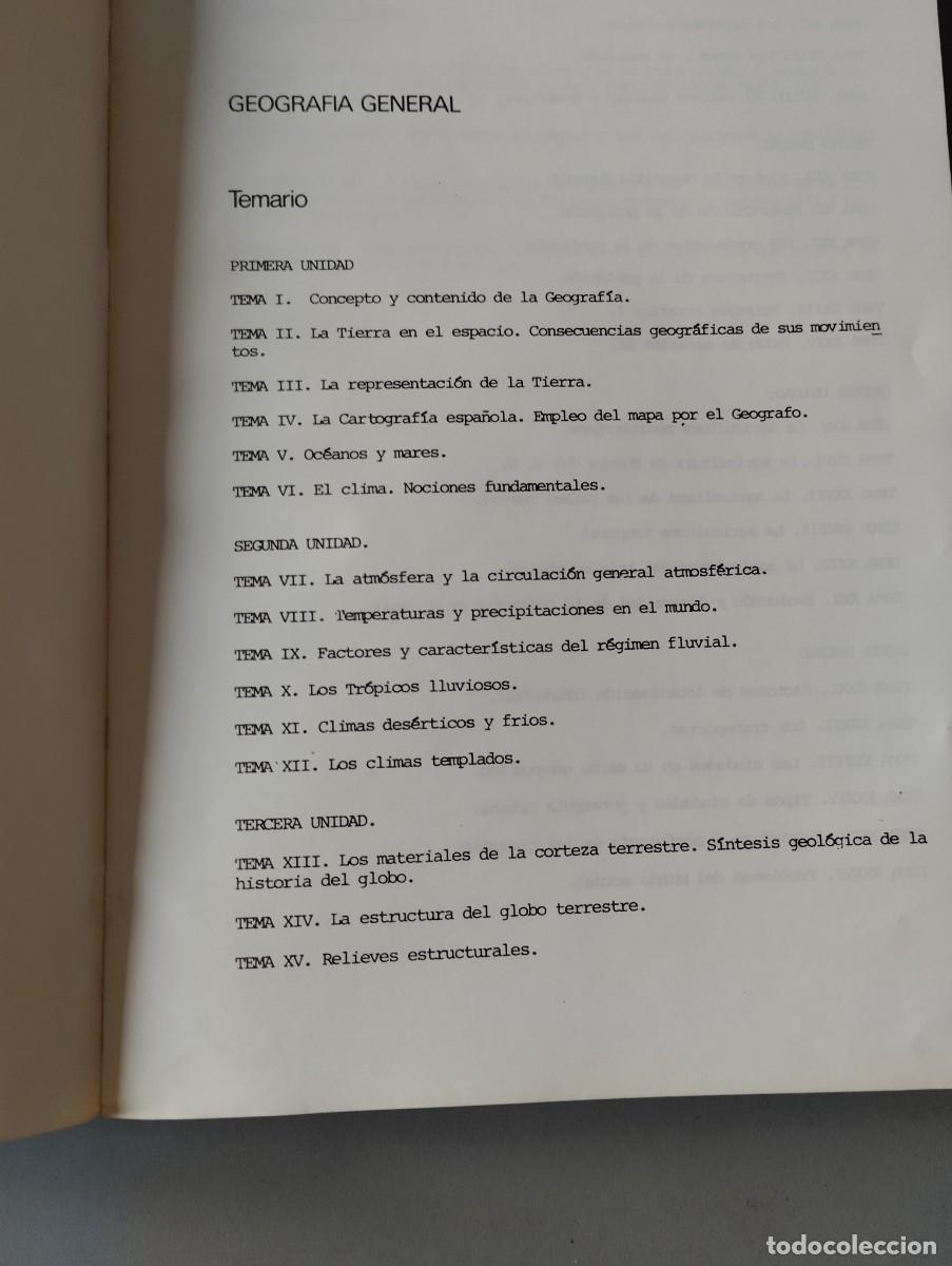 Libros de segunda mano: Geograf&iacute;a General UNED 1980 - Foto 3