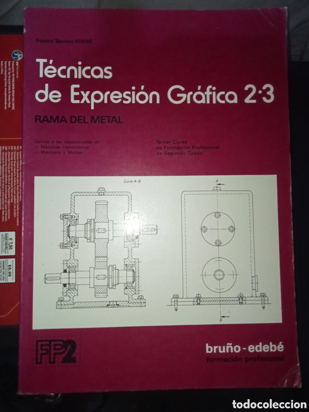Libros de segunda mano: T&eacute;cnicas de expresi&oacute;n gr&aacute;fica 2-3 rama del metal formaci&oacute;n profesional