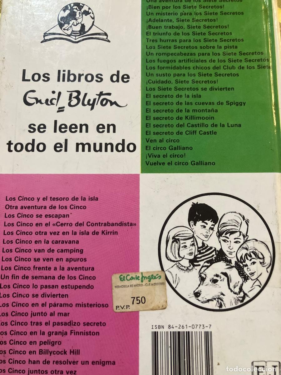 Libros de segunda mano: LIBRO LOS CINCO LO PASAN ESTUPENDO ! - Foto 3