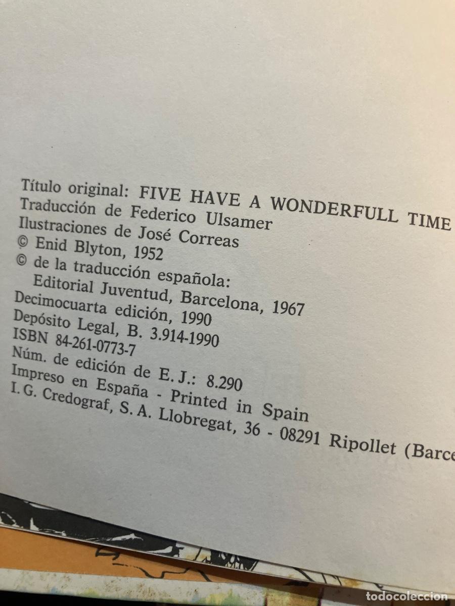 Libros de segunda mano: LIBRO LOS CINCO LO PASAN ESTUPENDO ! - Foto 4