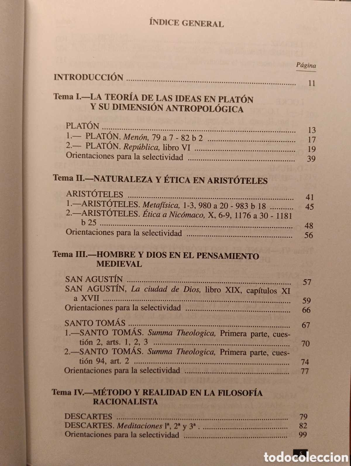 Libros de segunda mano: Textos COU Filosof&iacute;a, Editorial Coloquio, 1999 - Foto 3