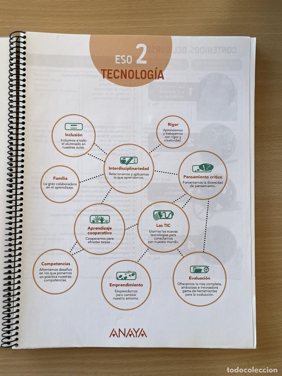 Libros de segunda mano: Libro Tecnolog&iacute;a 2&ordm; ESO Anaya 2016 - Foto 2
