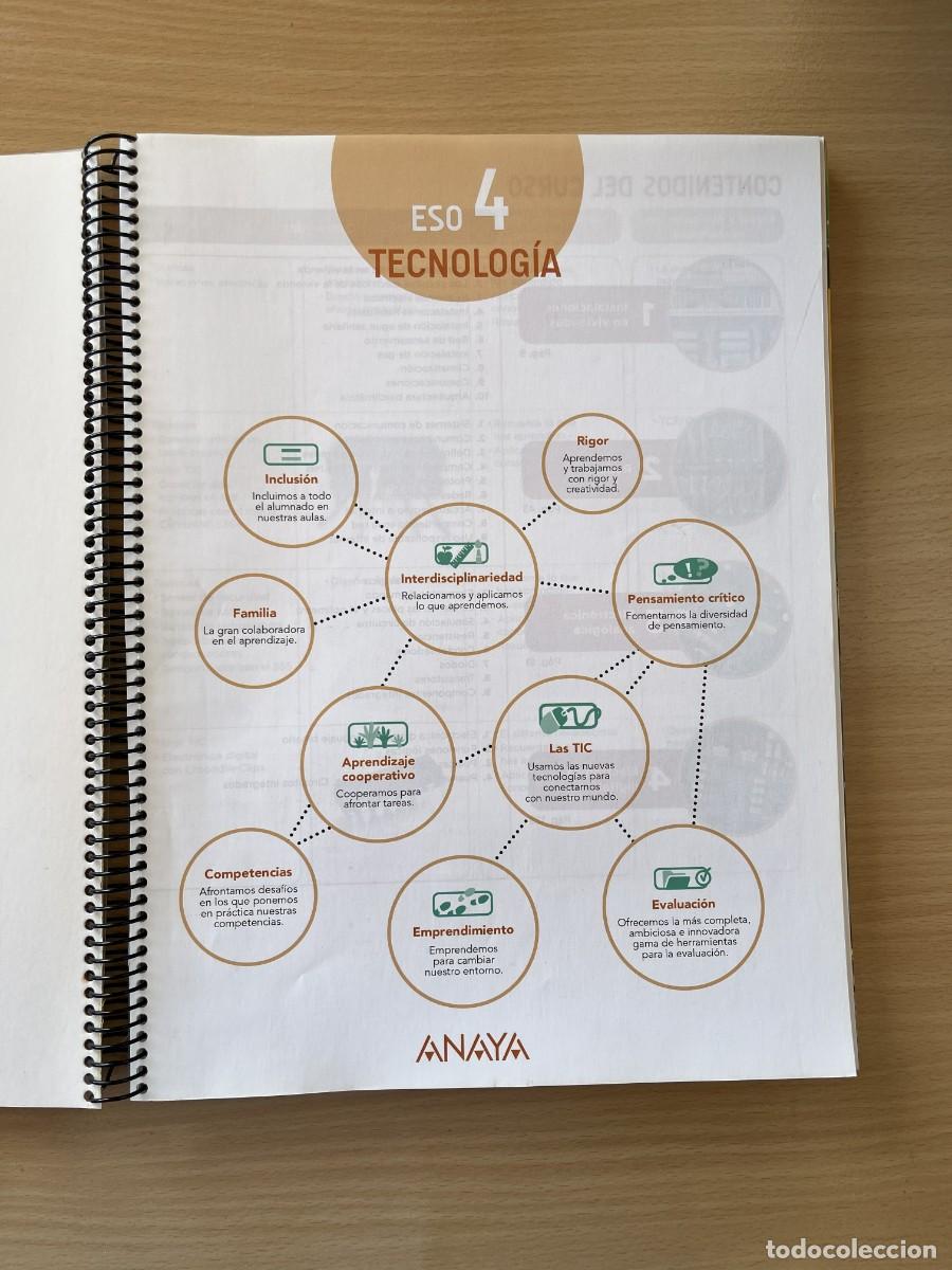 Libros de segunda mano: Libro Tecnolog&iacute;a 4&ordm; ESO Anaya 2016 - Foto 2
