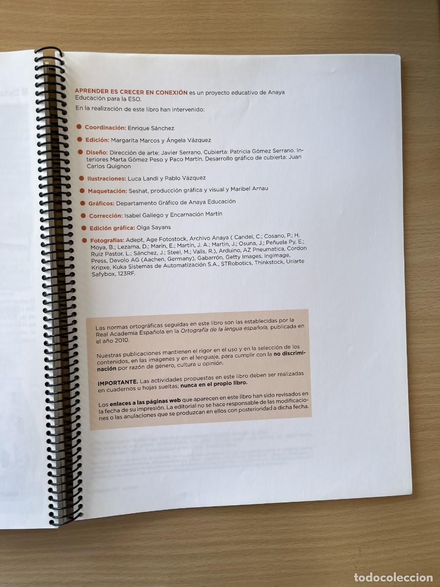 Libros de segunda mano: Libro Tecnolog&iacute;a 4&ordm; ESO Anaya 2016 - Foto 9