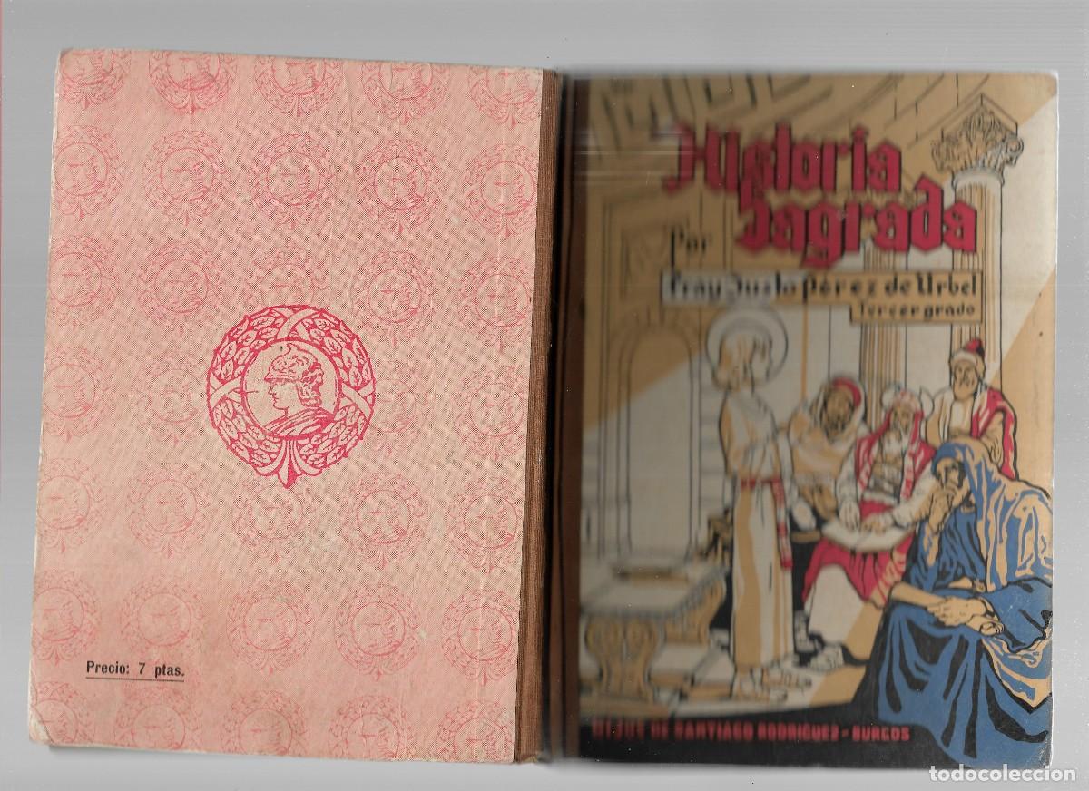 Libros de segunda mano: LOTE DE 5 LIBROS DE TEXTO Y RELIGIOSOS A&Ntilde;OS 30 Y 40 - Foto 5