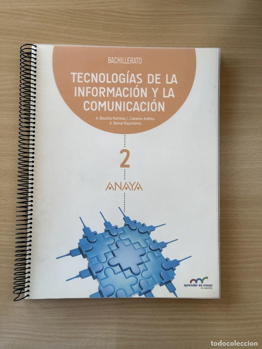 Libros de segunda mano: Libro TIC 2&ordm; Bachillerato Anaya 2016