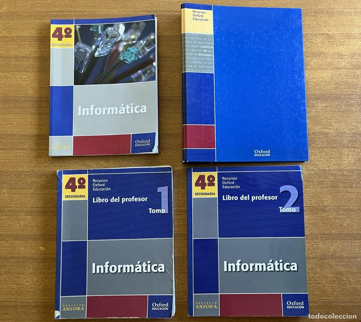 Libros de segunda mano: Pack Libros Inform&aacute;tica 4 ESO Oxford