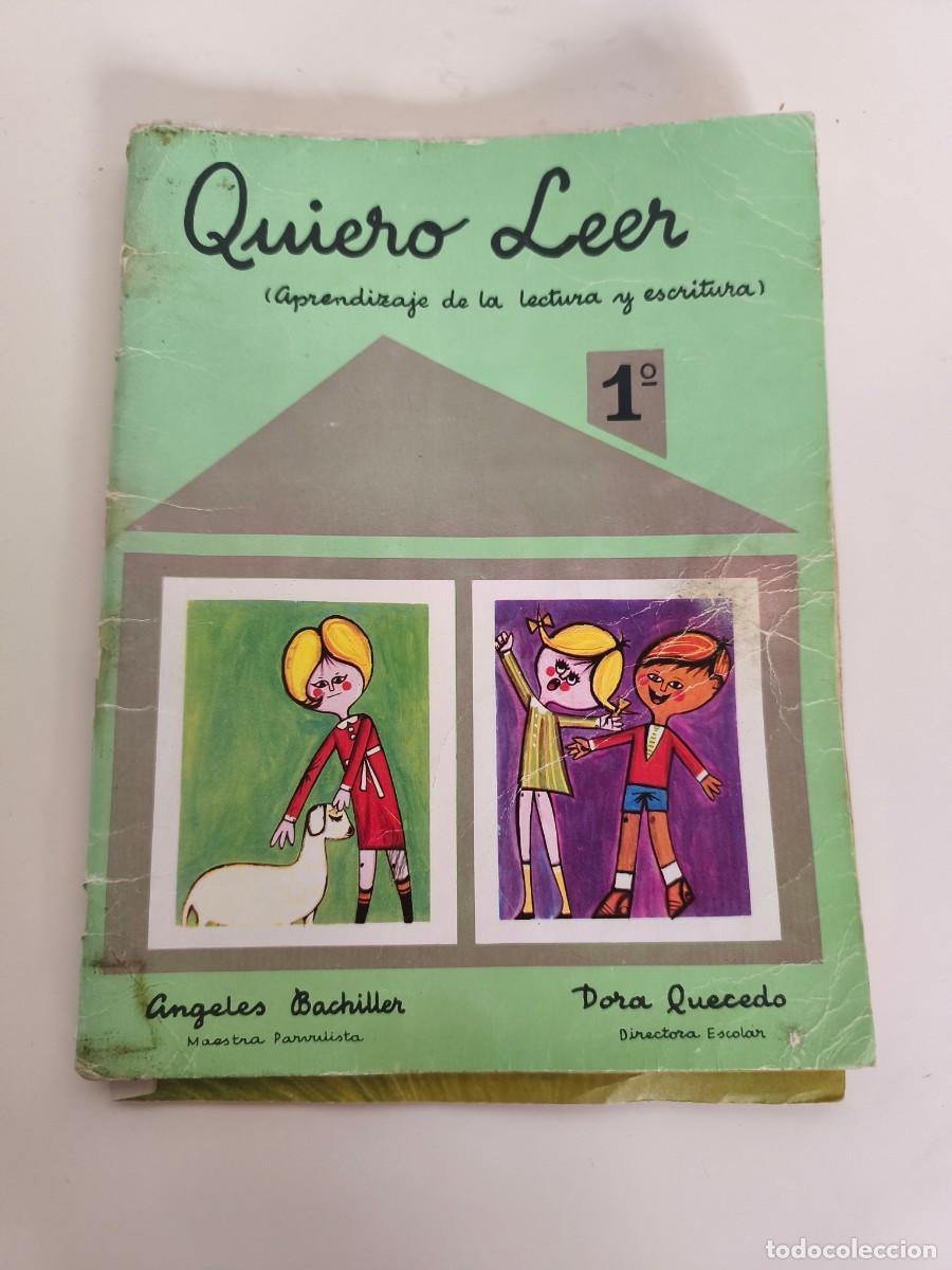 Libros de segunda mano: Libro quiero leer 1&ordm;angeles bachiller 1978
