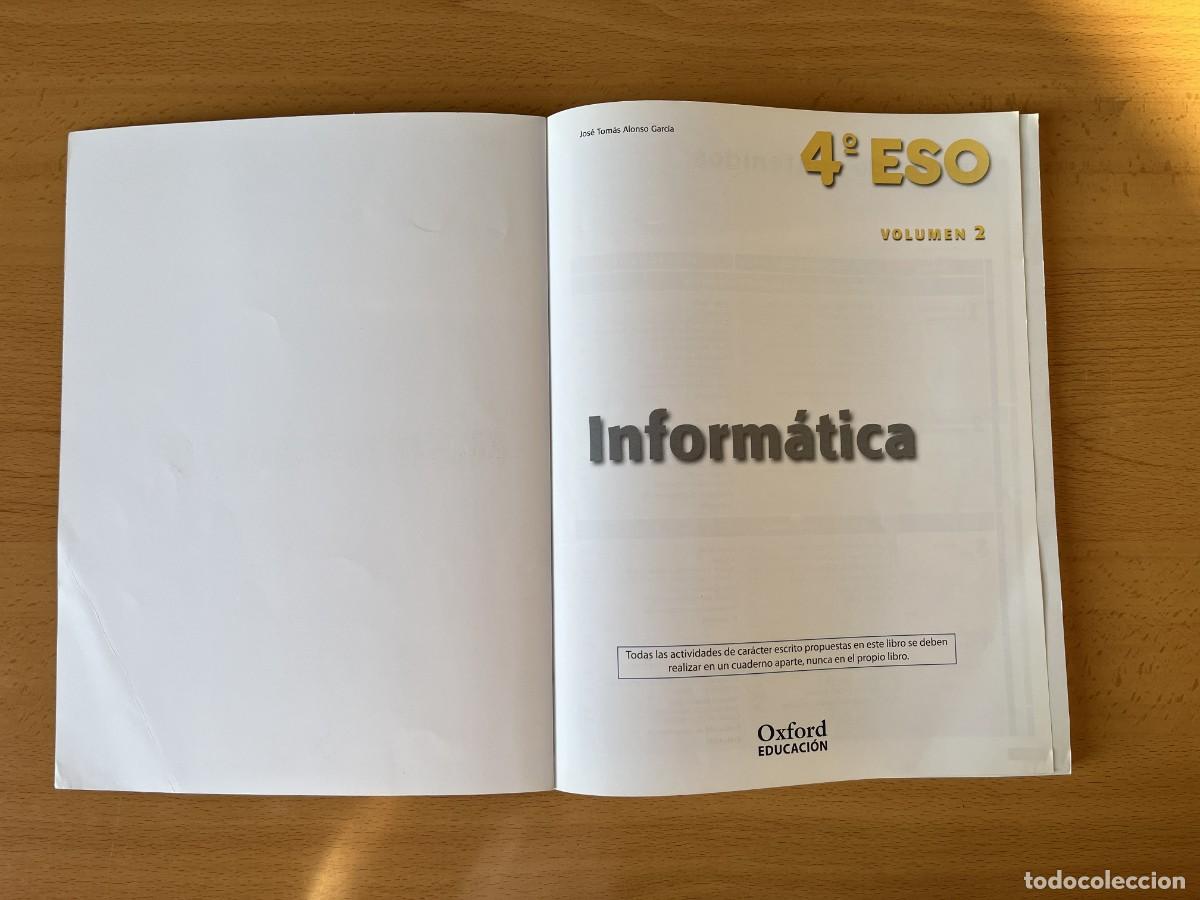 Libros de segunda mano: Pack Inform&aacute;tica 4&ordm; ESO Oxford Adarve - Foto 11